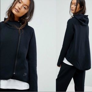 Nike Tech Fleece Cape Black Hoodie—S